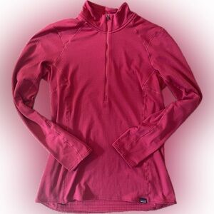 Patagonia Capilene Berry Half-Zip Fleece; size Medium